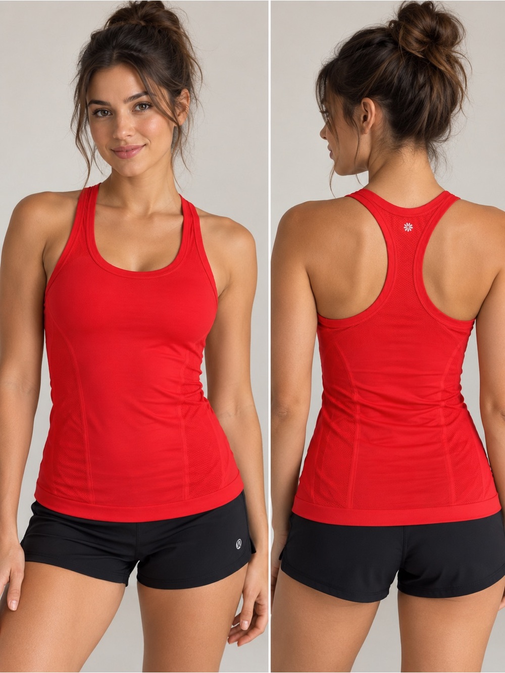 Athleta Red Racerback Performance Tank - Picture 3 of 3